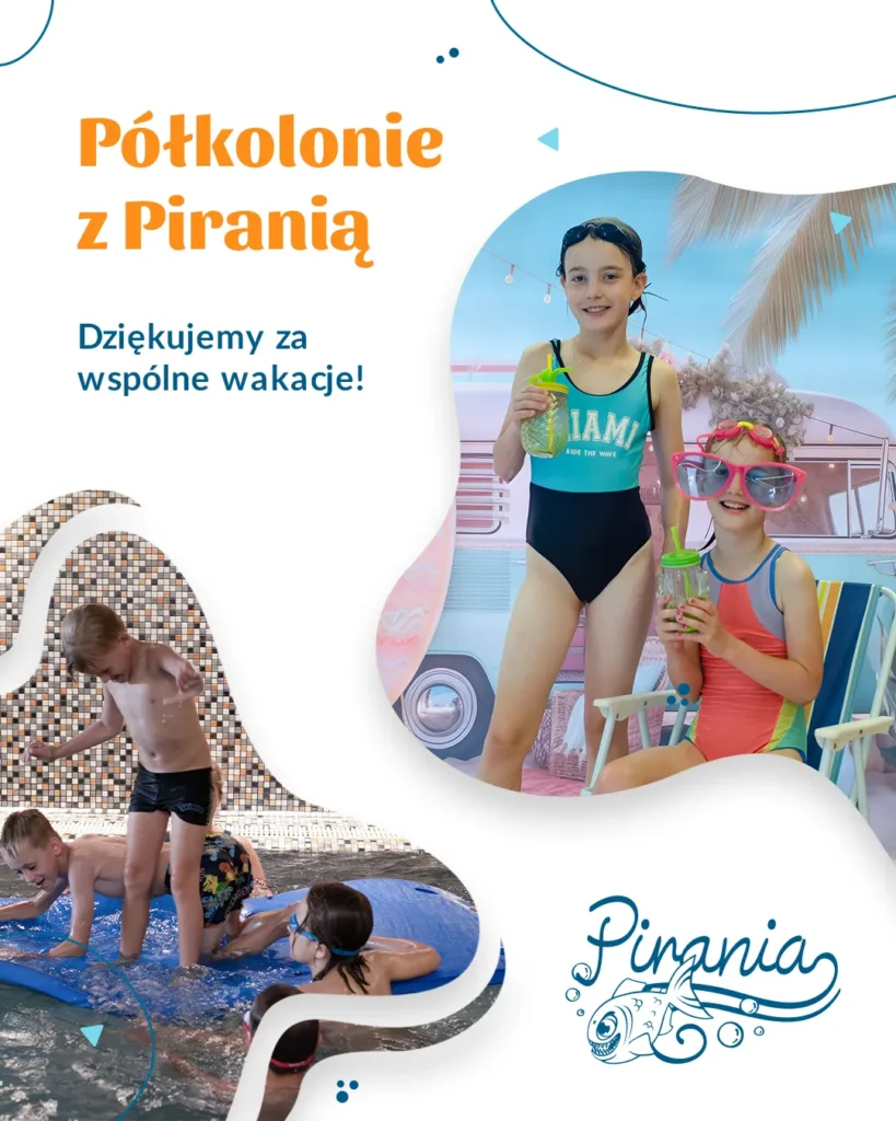 Półkolonie letnie z Piranią – wakacyjna przygoda pełna radości polkolnie miniaturka